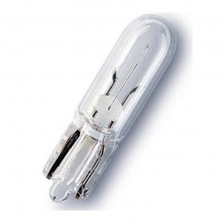 VDO Glassockel Lampe - T5 - W2x4.6d - 24V-1.2W Weiß