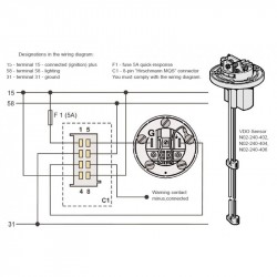 Veratron Drinkwater Sensor 4-20mA – Tank Diepte 80-600mm