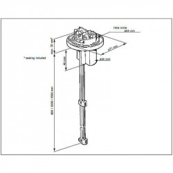 Veratron Frischwasser Sensor 4-20 mA –Tank Tiefe 1200-1500mm