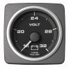 Veratron AcquaLink Voltmeter 18-32V Black 52mm