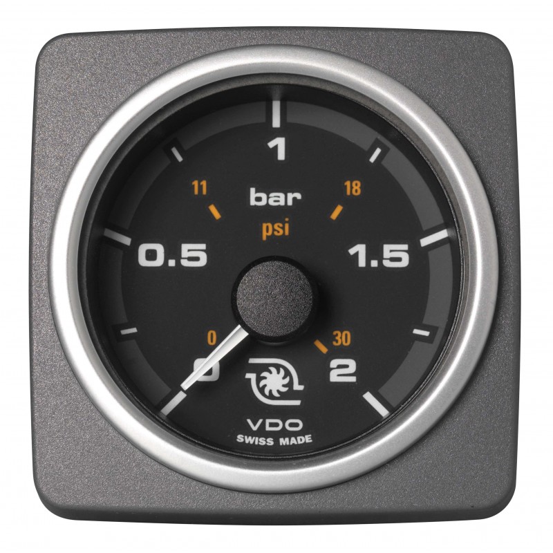 Veratron AcquaLink Turbo Pressure 2Bar Black 52mm
