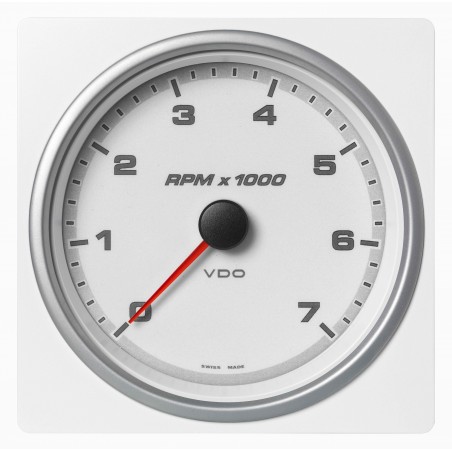 Veratron AcquaLink Tachometer 7.000 RPM White 110mm