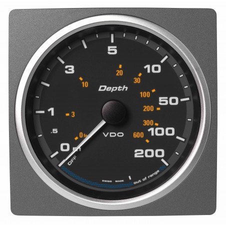 Veratron AcquaLink Depth gauge 0-200m Black 110mm