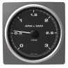 Veratron AcquaLink Tachometer 3.000 RPM Black 110mm