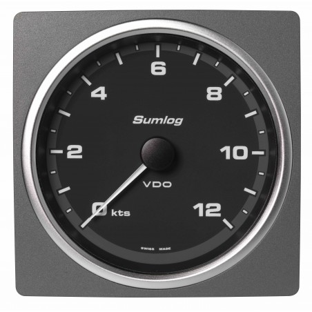 Veratron AcquaLink LOG Speedometer 12kn 85mm Black