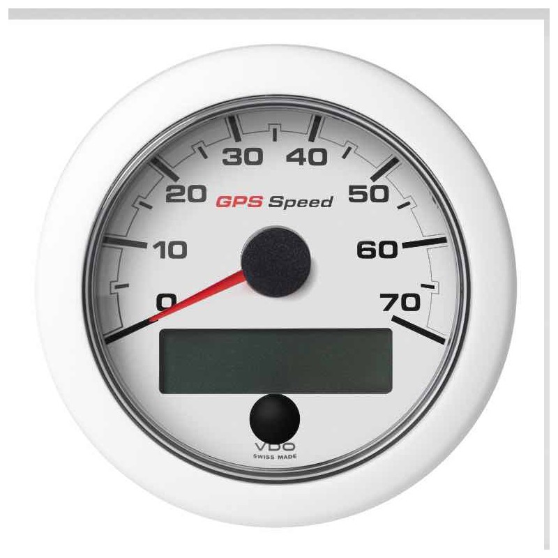 Veratron  OceanLink GPS - SOG Speedometer 0-70 kn White 85 mm