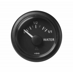 Veratron ViewLine - 52mm Black Fresh Water Level 1/1 3-180 Ohm - 12-24V DLRB