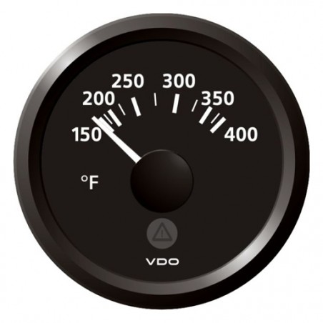 Veratron ViewLine Zylinder Temperatur 400°F Schwarz 52mm