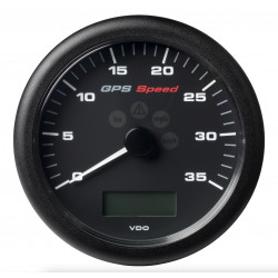 Veratron ViewLine GPS speed gauge 0–35 kn Zwart 110 mm