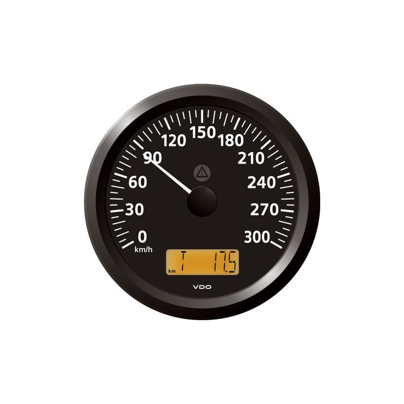 VDO ViewLine Speedometer 300 Km/h Black 110mm